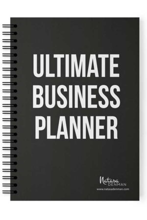 Ultimate Business Planner in a Black notebook