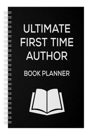 Ultimate First time author Book planner BLACK